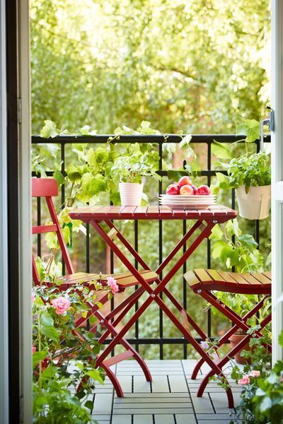 Terasa ali balkon: tudi majhno je čudovito!