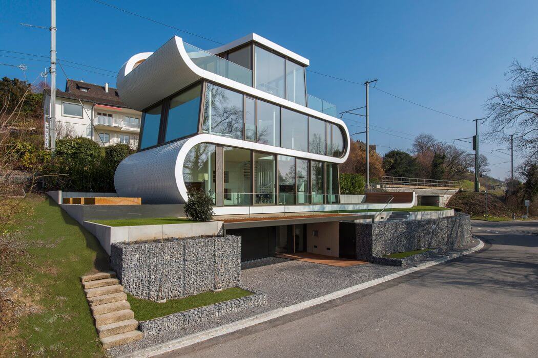 Lahkotna futuristična hiša Flexhouse 